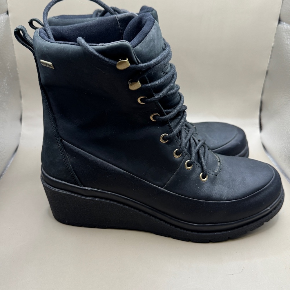Original Muck Womens Liberty Wedge Waterproof Black Boots